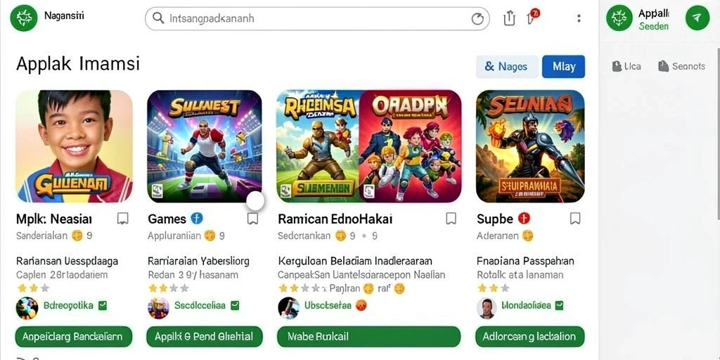 Tampilan antarmuka yang menarik dan user-friendly.