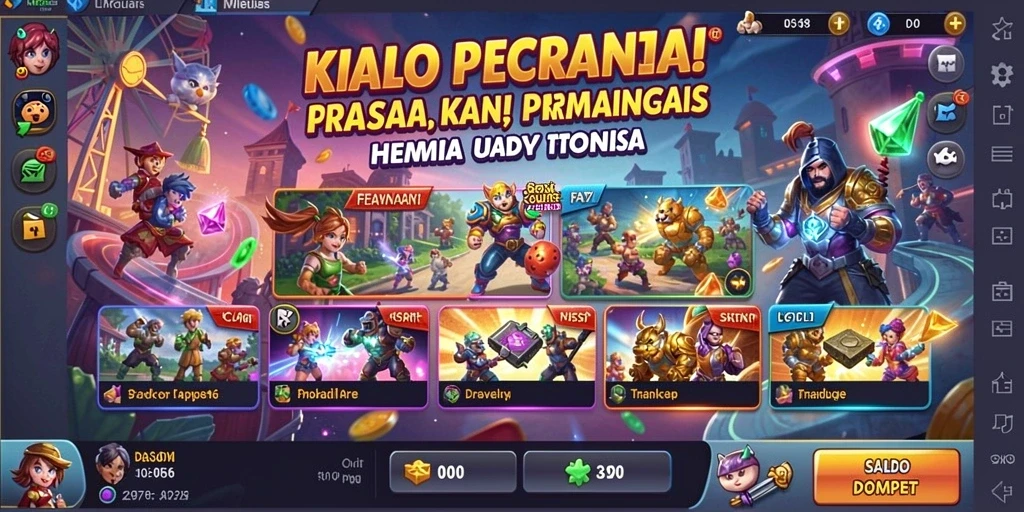 Tampilan antarmuka yang menarik dan mudah digunakan.