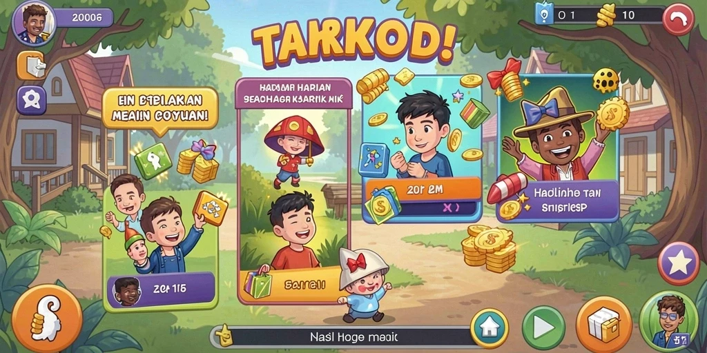 Tampilan antarmuka pengguna yang menarik.