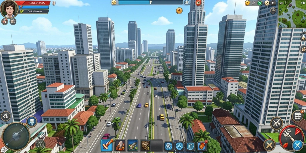 Tampilan utama yang user-friendly dan menarik.