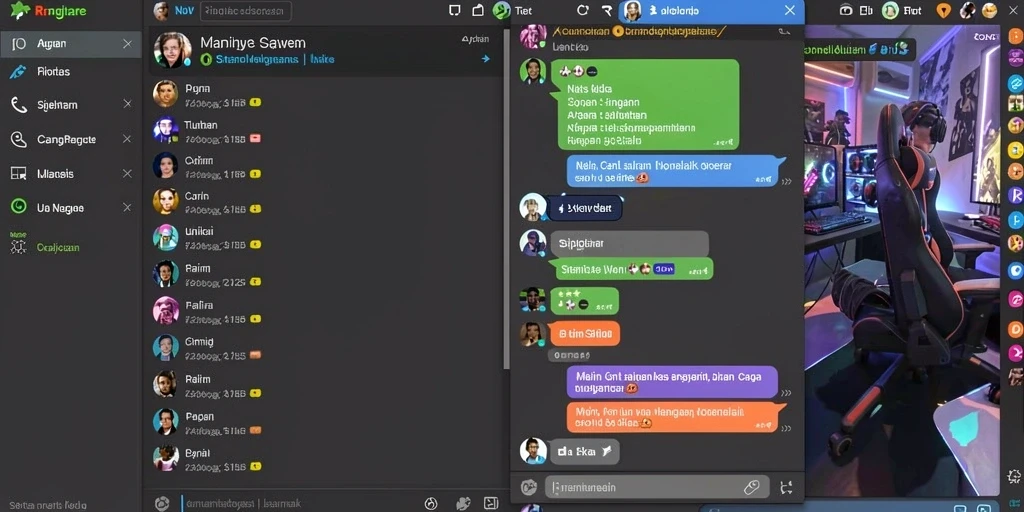 Tampilan awal yang menarik dan penuh warna.